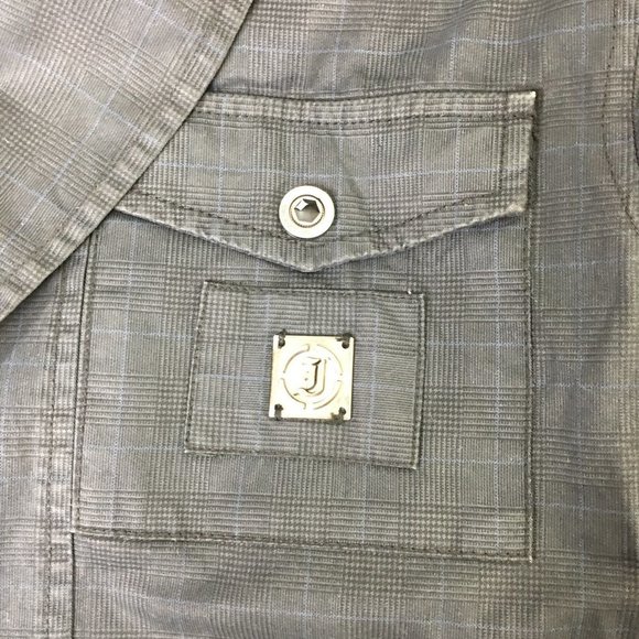 Fort Collins Mens Jacket Black Extra Large Button Long Sleeve Casual Comfort - Picture 7 of 12